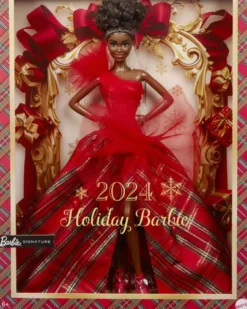 BARBIE SIGNATURE - POUPEE JOYEUX NOEL BRUNE