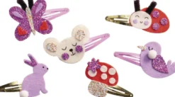 6 BARRETTES A CREER - FLOWER GARDEN
