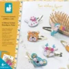 6 BARRETTES ANIMAUX PAILLETES A CREER