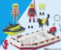 BATEAU DE POMPIER ET SCOOTER DES MERS - 71464