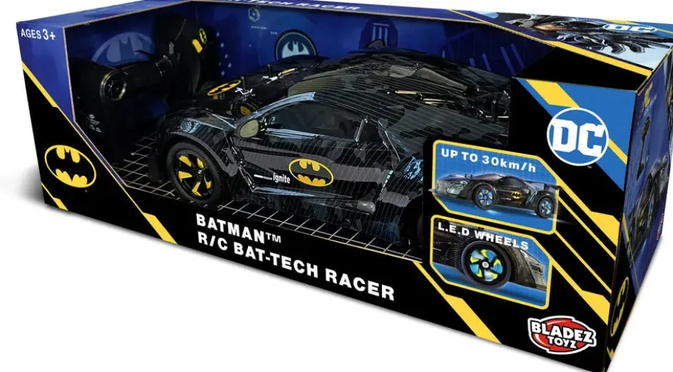 BATMAN - VOITURE RADIOCOMMANDEE BAT-TECH RACER