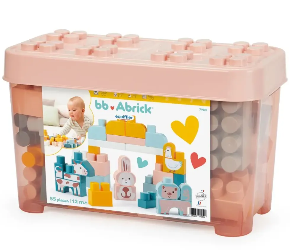 BB ABRICK - BARIL DE BRIQUES FERME 55 PIECES