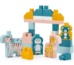 BB ABRICK - BARIL DE BRIQUES Z00 55 PIECES