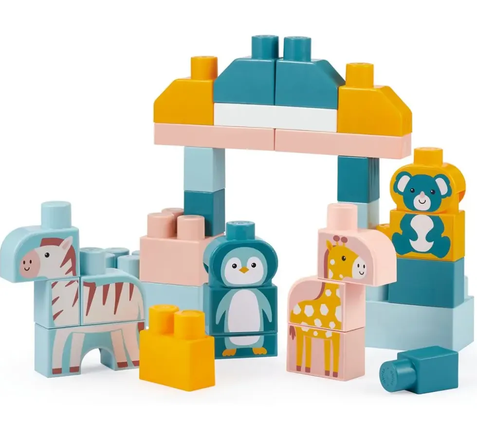 BB ABRICK - BARIL DE BRIQUES Z00 55 PIECES