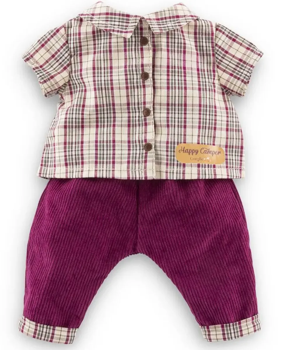 BB36 CHEMISE A CARREAUX & PANTALON PETIT EXPLORATEUR - COROLLE VETEMENTS