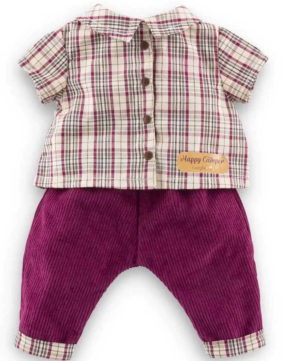 BB30 CHEMISE A CARREAUX & PANTALON PETIT EXPLORATEUR - COROLLE VETEMENTS