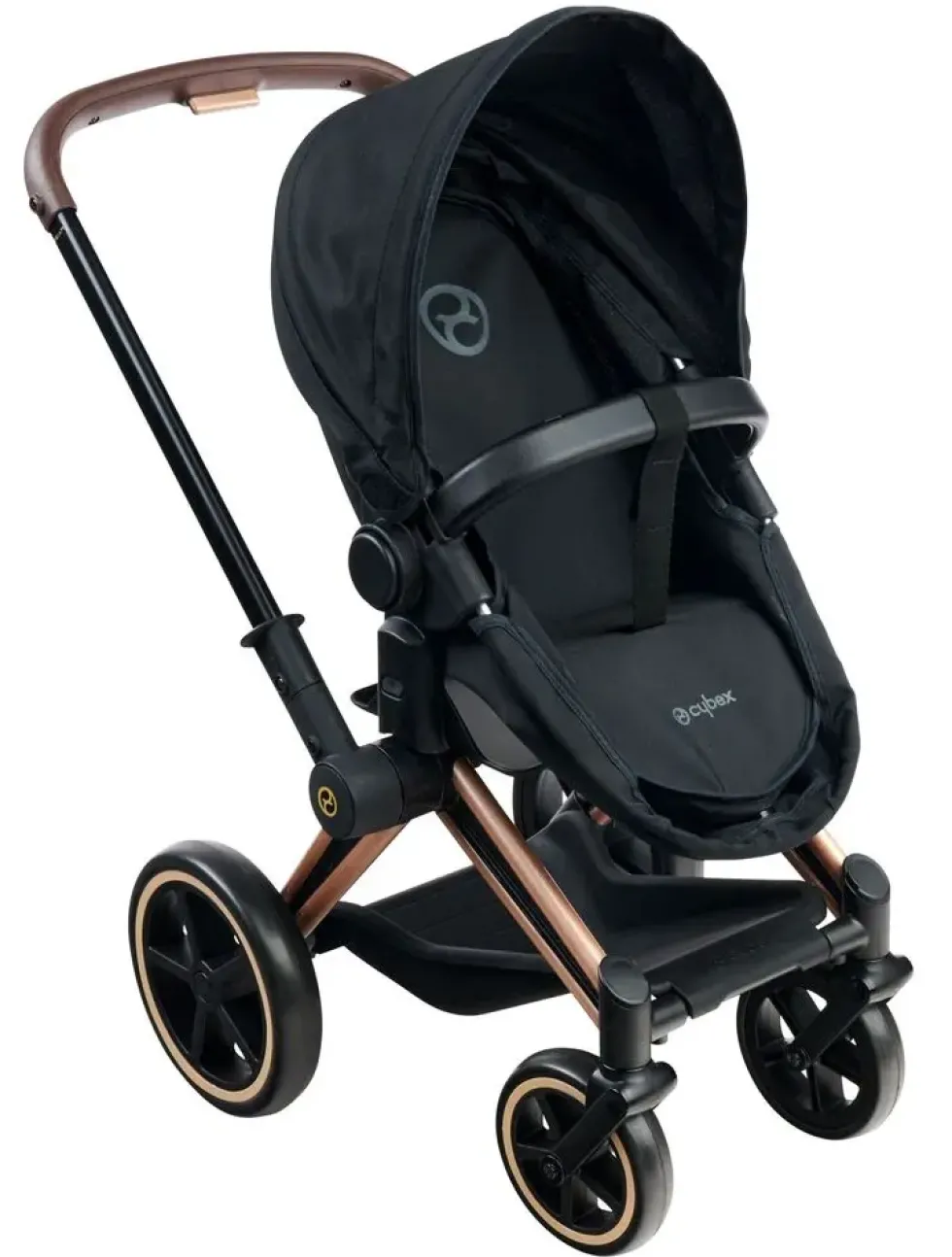 BB36/42 CYBEX PRIAM - LANDAU NOIR 3 EN 1 - COROLLE ACCESSOIRES