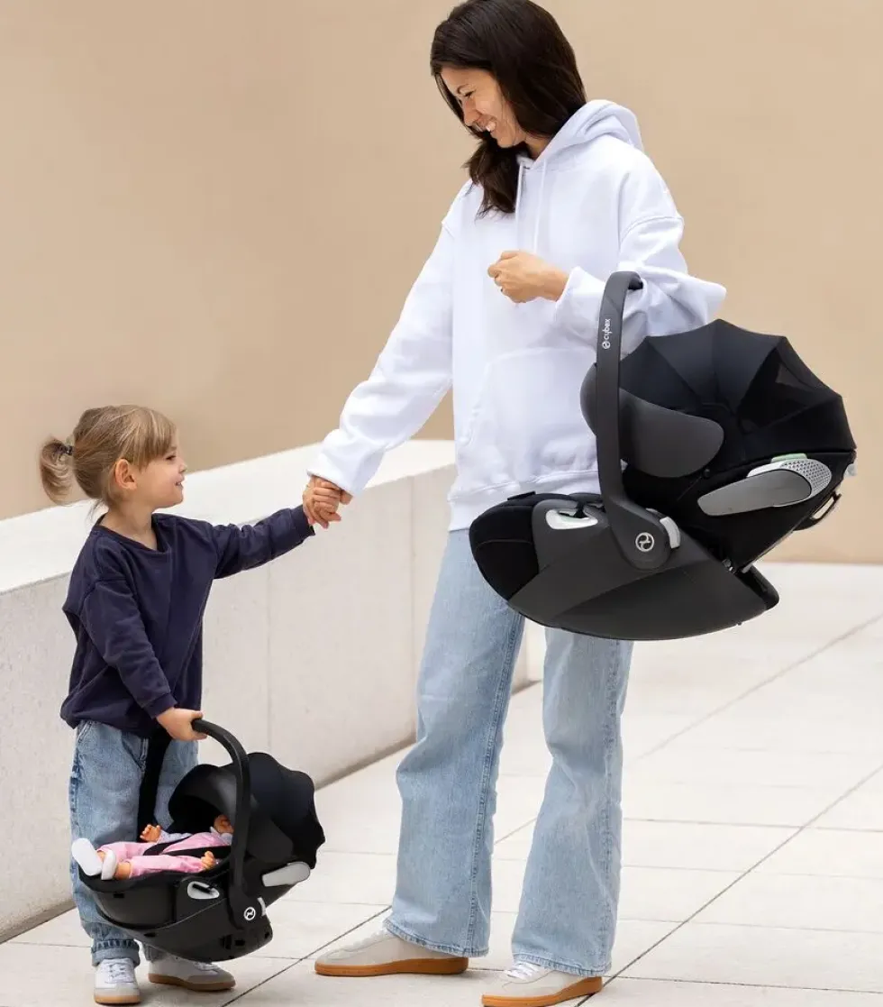 BB36/42 CYBEX PRIAM -PORTE POUPON NOIR 2 EN 1 - COROLLE ACCESSOIRES