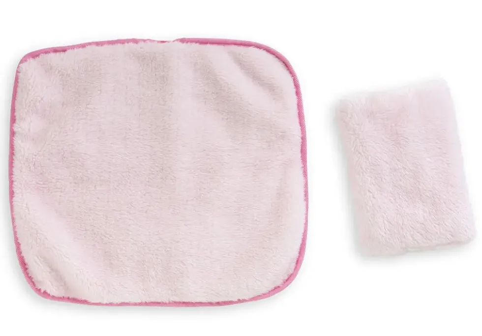 BB36/42 ENSEMBLE COUFFIN PELUCHE ROSE - COROLLE ACCESSOIRES