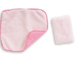 BB36/42 ENSEMBLE COUFFIN PELUCHE ROSE - COROLLE ACCESSOIRES