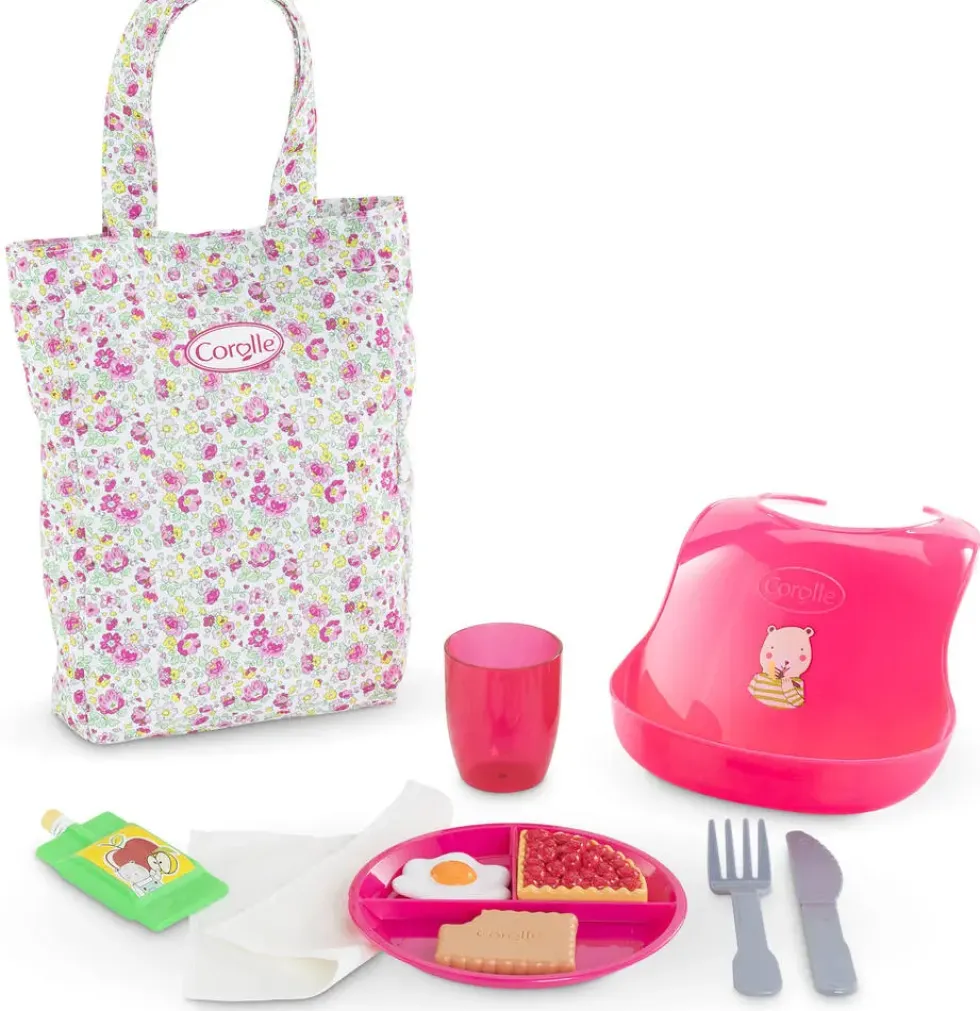 BB36 -42 GRAND COFFRET REPAS - POUR POUPON 36 ET 42CM - COROLLE ACCESSOIRES