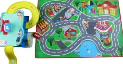 BB JUNIOR - MEGA PACK MON 1ER GARAGE BB JUNIOR / MON 1ER TAPIS + 1 VEHICULE