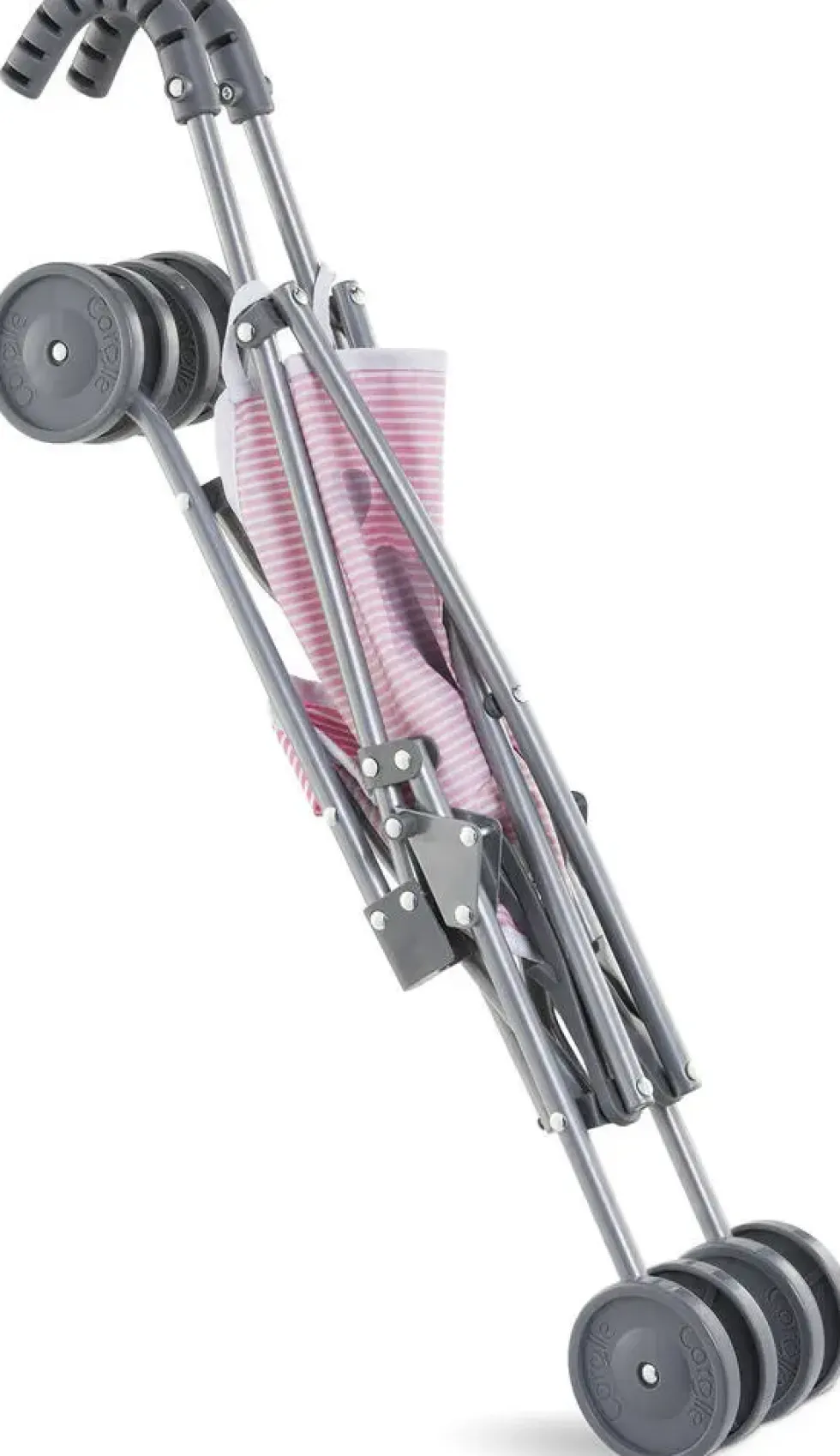 BB36/42/52 - POUSSETTE CANNE ROSE - COROLLE ACCESSOIRES