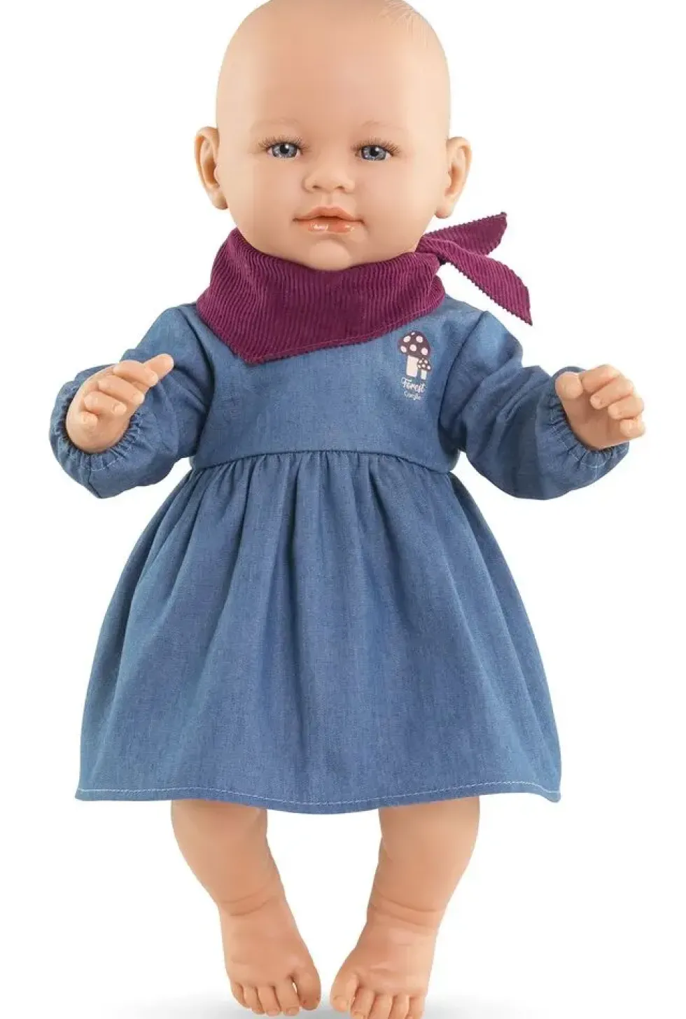 BB42 ROBE EN JEAN ML + FOULARD PETIT EXPLORATEUR COROLLE VETEMENTS