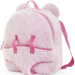BB30 SAC A DOS PORTE POUPON PELUCHE ROSE - COROLLE ACCESSOIRES