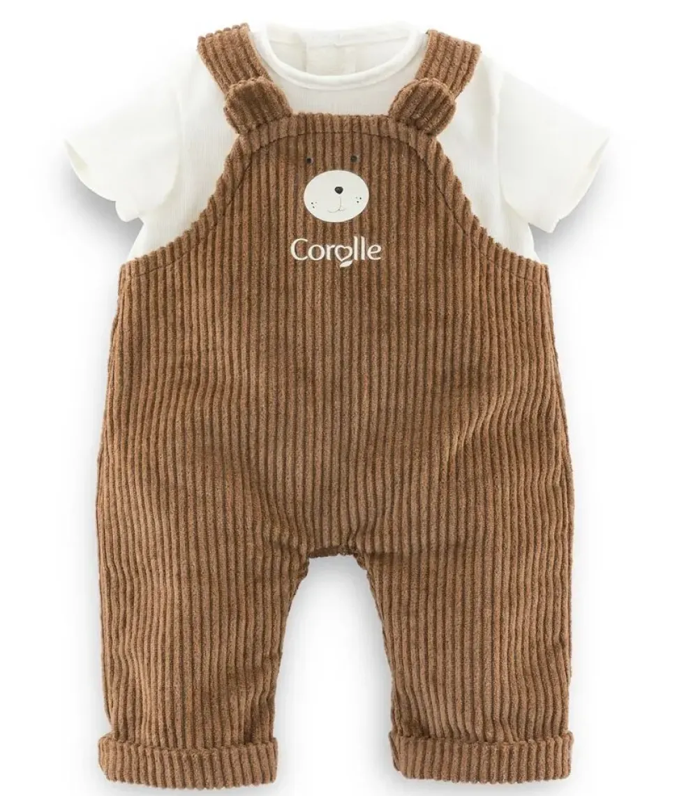 BB36 T-SHIRT & SALOPETTE OURS PETIT EXPLORATEUR - COROLLE VETEMENTS