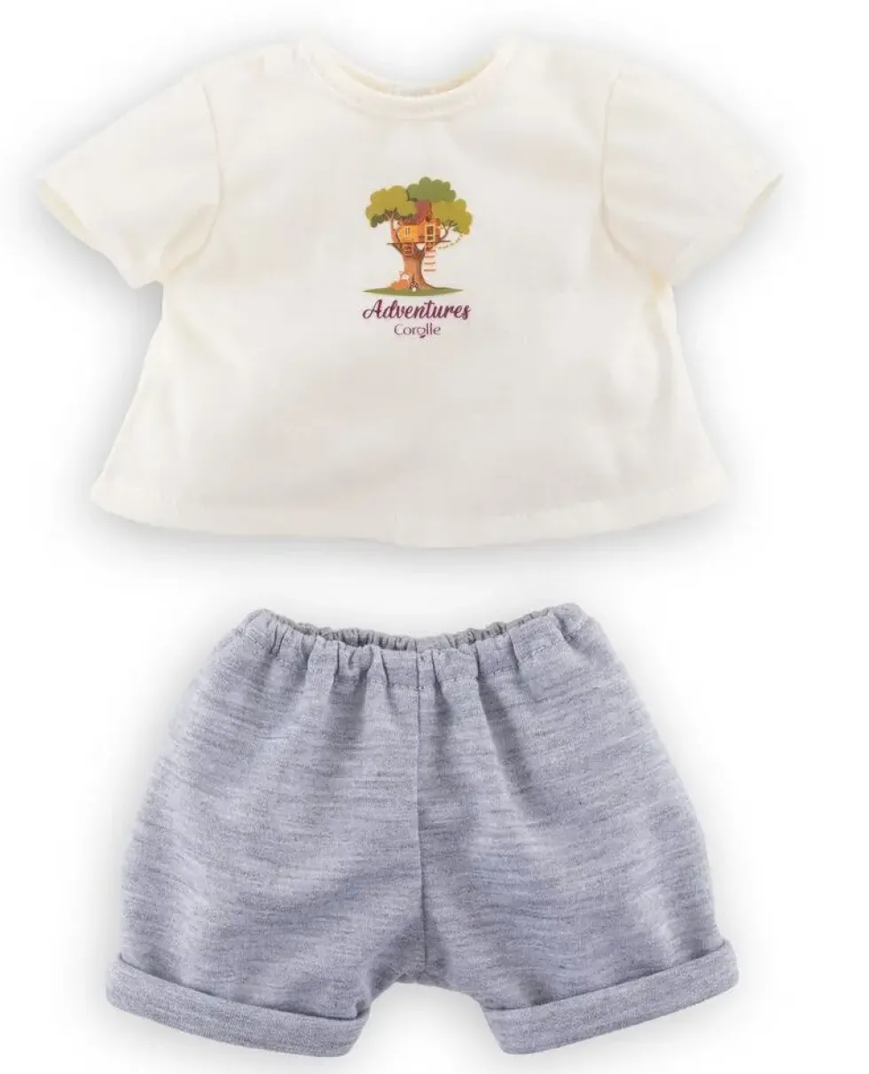 BB30 T-SHIRT & SHORTPETIT EXPLORATEUR - COROLLE VETEMENTS