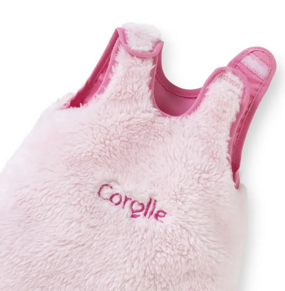 BB30 TURBULETTE PELUCHE ROSE -COROLLE ACCESSOIRES