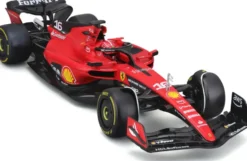 1/18 BBURAGO - FERRARI 2023 FORMULE 1 AVEC CASQUE LECLERC