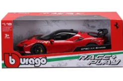 1/18 BBURAGO FERRARI - R&P SF90 XX STRADALE - ROSSO CORSA AVEC TOIT NOIR