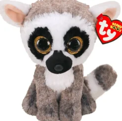 BEANIE BOO'S - PELUCHE LINUS LE LÉMURIEN 23 CM
