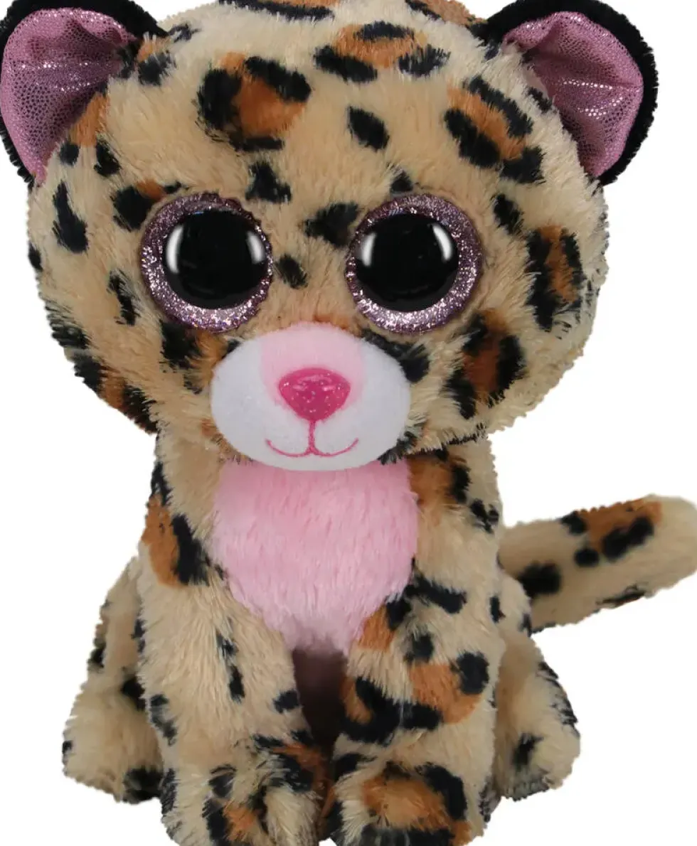 BEANIE BOO'S - PELUCHE LIVVIE LE LÉOPARD 23CM