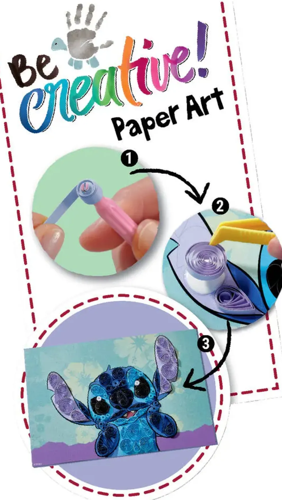 BE CREATIVE QUILLING STITCH