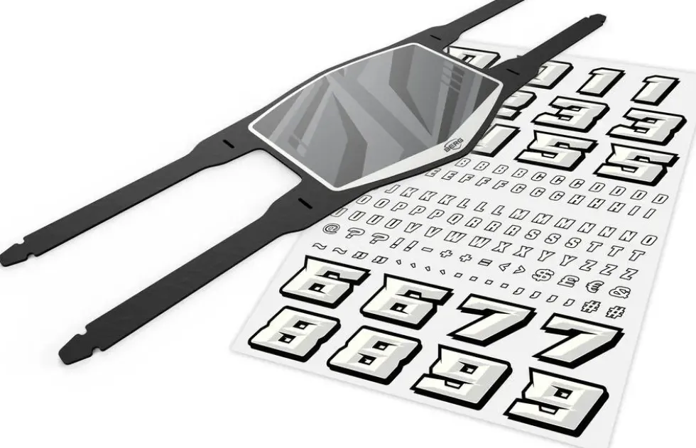 BERG BIKY NUMBER PLATE