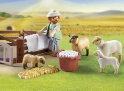 BERGER AVEC MOUTONS - 71444