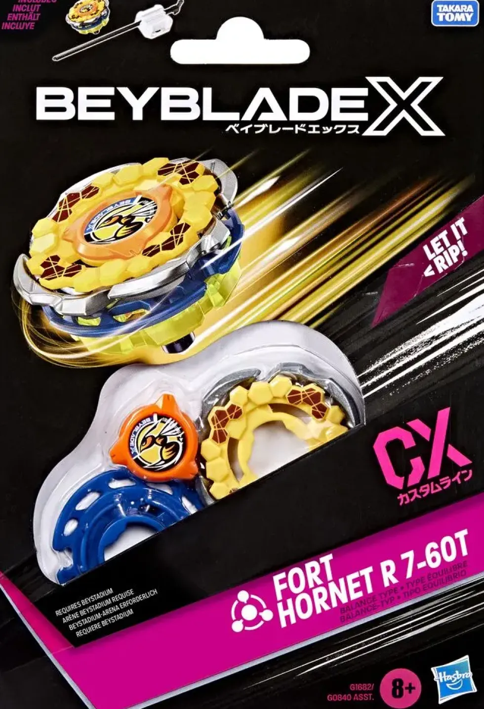BEYBLADE X STARTER PACK FORT HORNET R 7-60T CX