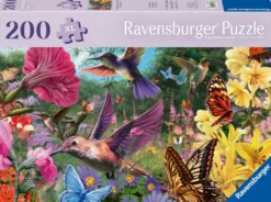 BIEN ETRE ET PUZZLE 200PIECESCOLIBRIS ET PAPILLONS