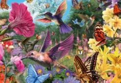 BIEN ETRE ET PUZZLE 200PIECESCOLIBRIS ET PAPILLONS