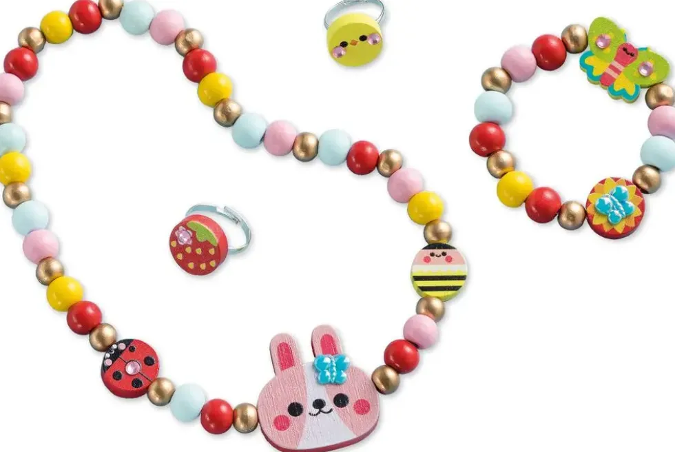 BIJOUX EN BOIS A CREER FLOWER GARDEN