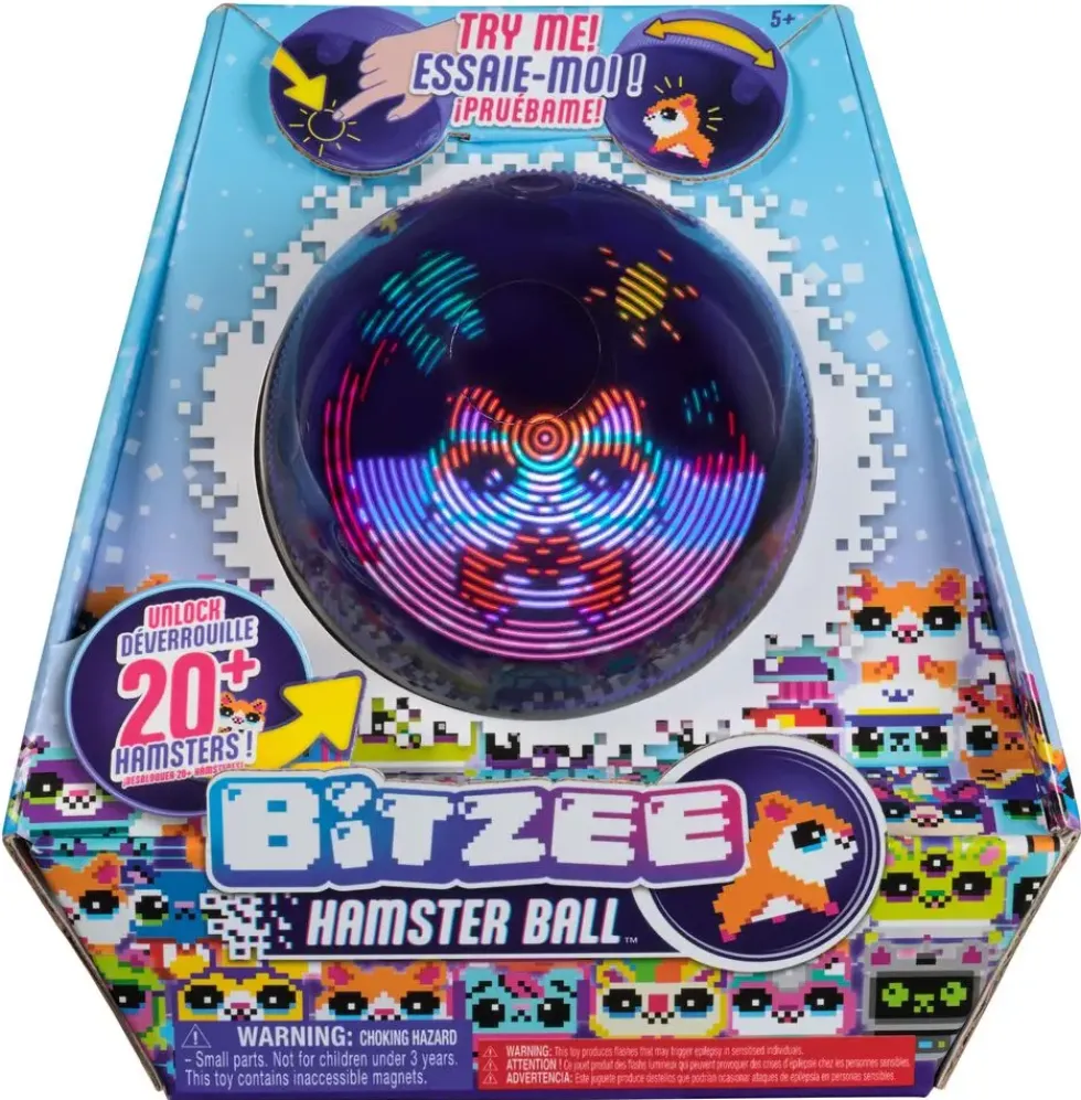 BITZEE BOULE HAMSTER MON ANIMAL INTERACTIF
