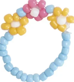 6 BJJOUX FLEURS EN PERLES A CREER