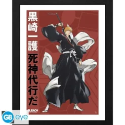 BLEACH TYBW - TIRAGE ENCADRE "ICHIGO" (30X40) X2