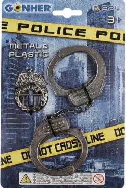 BLISTER MENOTTES POLICE METAL