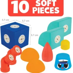 BLOCKAROO BOAT BATEAU BOITE DE 10 PIECES