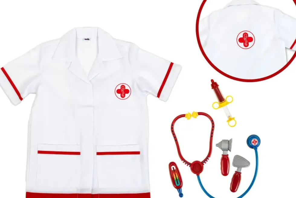 BLOUSE DE DOCTEUR AVEC ACCESSOIRES