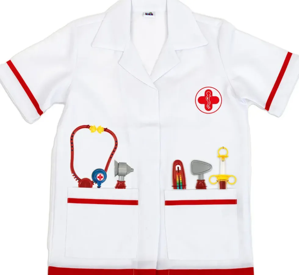 BLOUSE DE DOCTEUR AVEC ACCESSOIRES