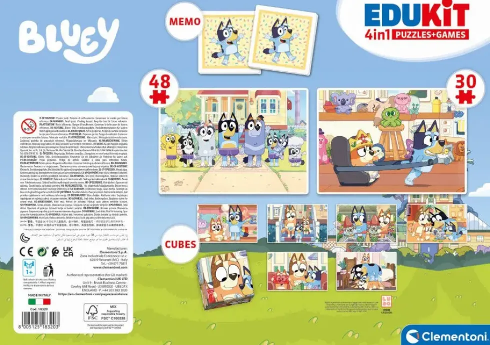 BLUEY - EDUKIT 4 EN 1