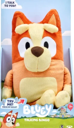 BLUEY - GRANDE PELUCHE BINGO PARLANTE 40 CM
