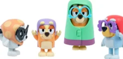 BLUEY -GRANDS-MERES-4 FIGURINES