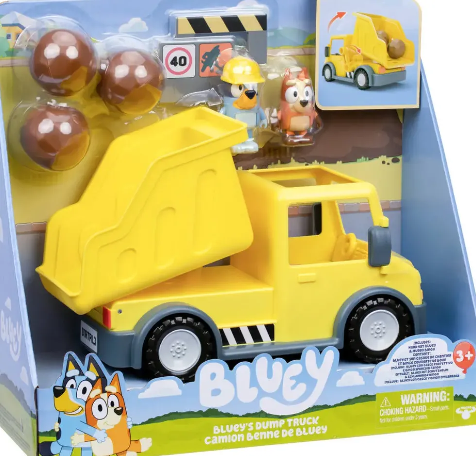 BLUEY -LE CAMION BENNE DE BLUEY