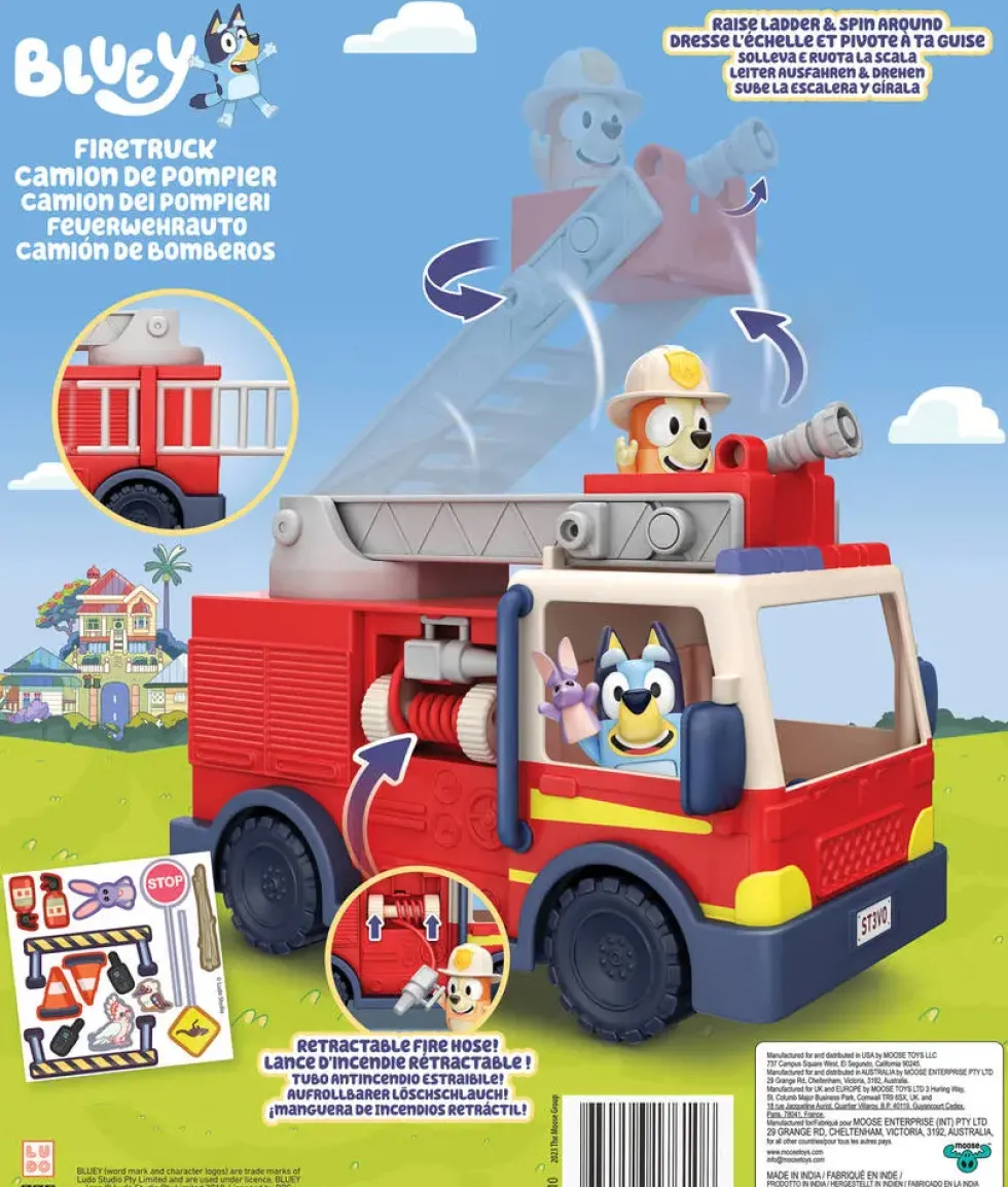 BLUEY - LE CAMION DE POMPIER DE BLUEY