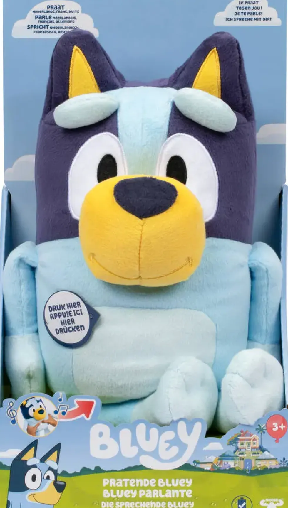 BLUEY - PELUCHE PARLANTE33 CM