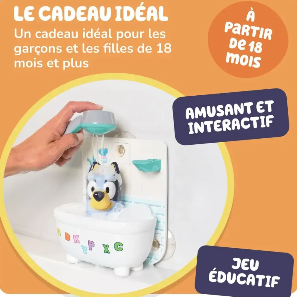 BLUEY PREND SON BAIN