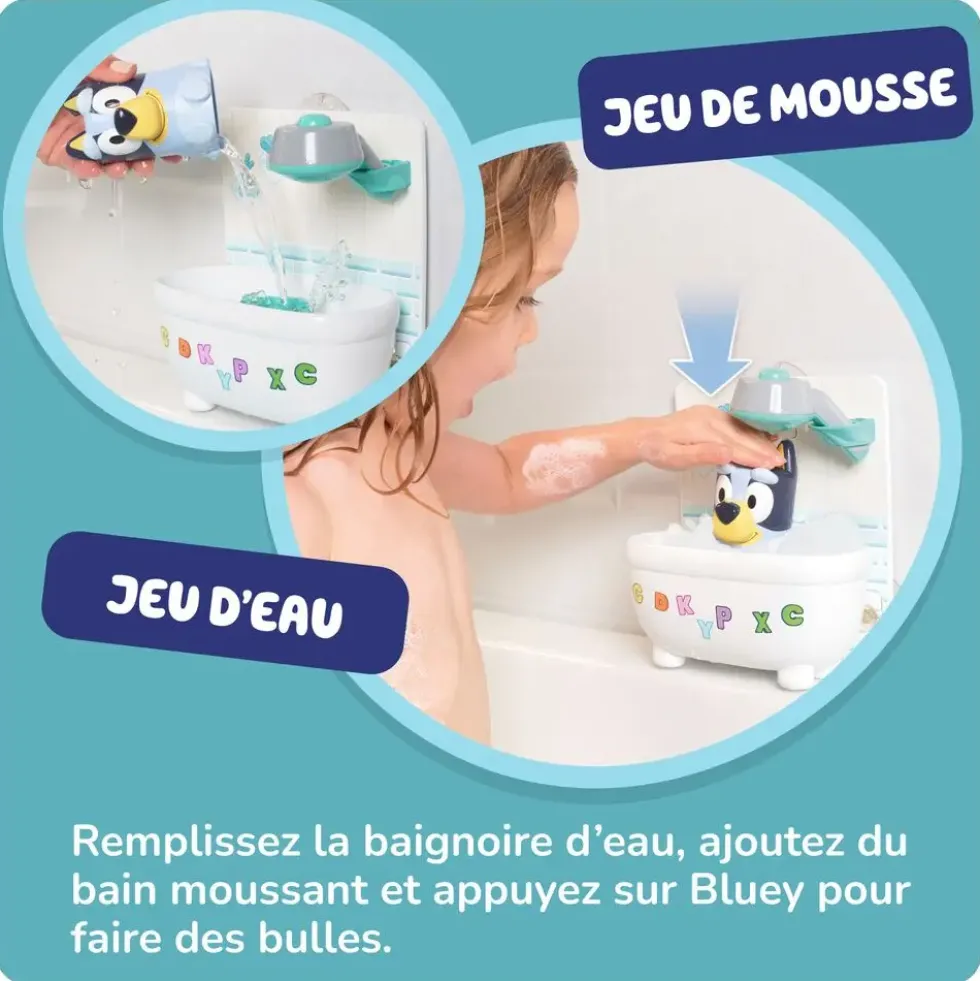 BLUEY PREND SON BAIN