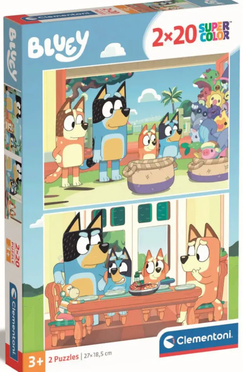 BLUEY - PUZZLE 2X20 PIECES