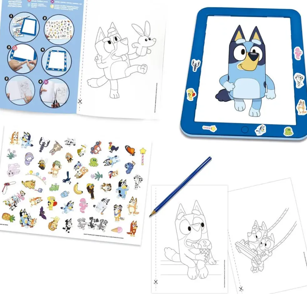 BLUEY - TABLETTE LUMINEUSE A DESSIN